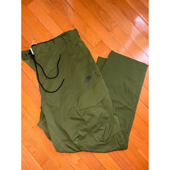 Nike Other - Nike Tech Pack Cargo Pants Mens 38 Olive Green Woven Utility Trousers BV4443-325